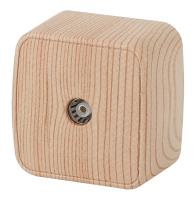 Розетка Intro Polo 3-301-11 TV одиночная, IP20, ОУ, сосна