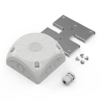 Коробка распределительная 60-0500-9003-П-КВ для видеокамер двухкомпонентная безгалогенная (HF) серая 100х100х50 с пластиной и каб. вводом Промрукав