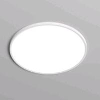 DK6524-WH Накладной светильник THIN, IP40, 50W, 3000K/4000K/6500K, переключатель цветовой температуры на корпусе, белый, полимер