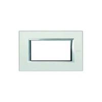 BT Axolute Матовое серебро Рамка 4 мод эллипс