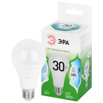 LED A65-30W-840-E27 GL  Лампа светодиодная ЭРА GREEN LINE LED A65-30W-840-E27 GL 30Вт груша яркий белый свет E27