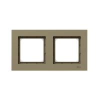 2 - местная рамка, IP44, шампань, пластик Эпика EKF
