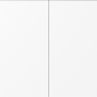 Клавиша 2-я, глянцевый белый, серия A07