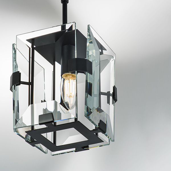 713217 Люстра NOVARA 1x40W E14 ЧЕРНЫЙ МАТОВЫЙ