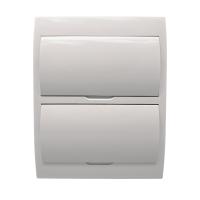 Бокс пластиковый ЩРН-П-24 IP41 белый (белая дверца) REXANT