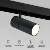 Slim Magnetic Умный трековый поворотный светильник 12W 2700-6500K Dim R02 чёрный 85075/01