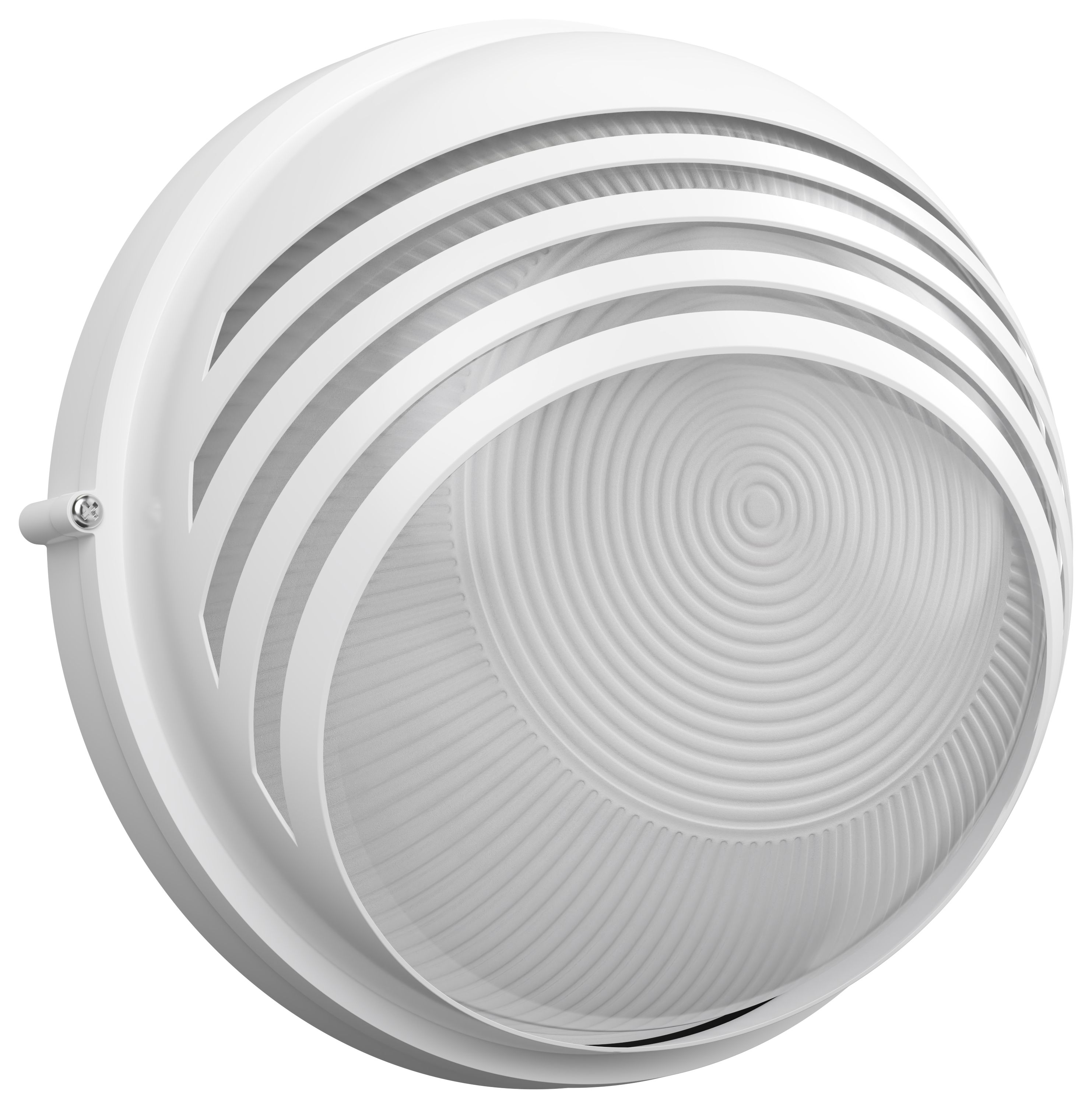 Светильник НПП1107 круг ресничка 100Вт IP54 белый IEK