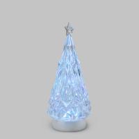 Фигура на подставке Елочка 12x12x28 см, RGB, питание 3xАА и провод USB NEON-NIGHT