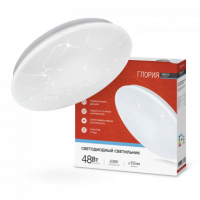 Светильник сд серии DECO 48Вт 230В 6500К 3120Лм 380х55мм ГЛОРИЯ IN HOME