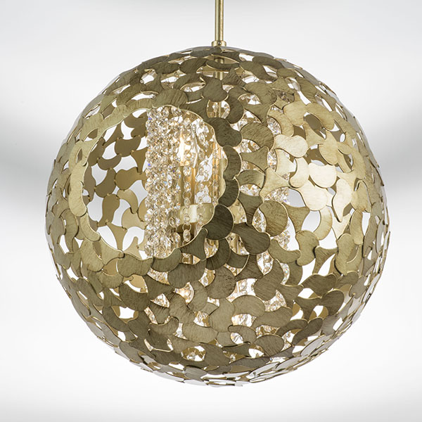 727061 Люстра VERONA 6х40W E14 ЗОЛОТО/ПРОЗРАЧНЫЙ