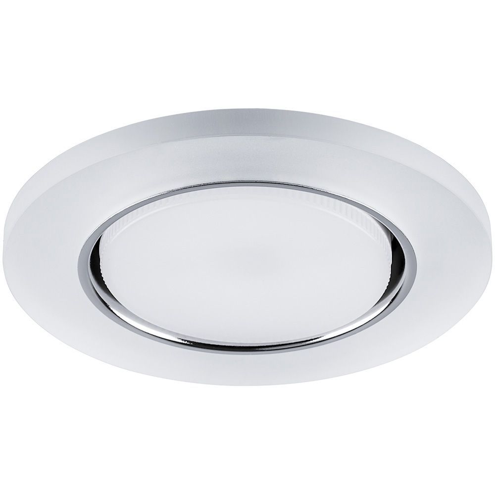 Светильник встраиваемый с белой LED подсветкой Feron CD5020 потолочный GX53 без лампы, белый матовый FERON CD5020