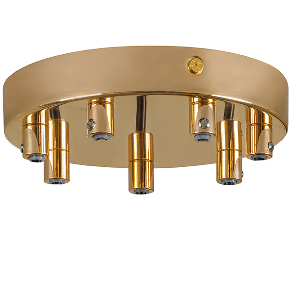 761078 Люстра ACROBATA 7х40W E14 ЛАЙМ ЗОЛОТО