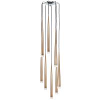 807083 Подвес PUNTO 8х25W G9 chrome + champagne