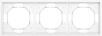 Рамка 3-я, глянцевый белый, серия S08