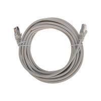  Патч-корд F/UTP, CAT 5e, RJ45-RJ45, 26AWG, LSZH, серый, 5м REXANT