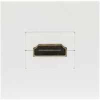 Розетка HDMI, 2мод., бел. (45х45мм), серия (тип) DEC