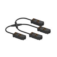 505295 Соединитель питания TETA PRO Х-образный гибкий ЧЕРНЫЙ для PRO