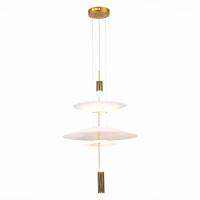 SL6101.213.01 Люстра подвесная ST-Luce Золотистый/Белый LED 1*15W 3000K ISOLA