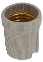 ЭРА Патрон Е27 подвесной,керамика, белый (x50) (50/400/5600)