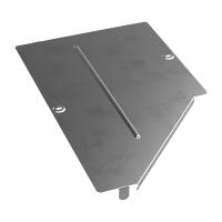 Крышка переходника левого Стандарт INOX (AISI 304) 500х300 Промрукав