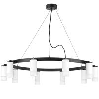 LR0203601 Люстра RULLO 10х50W GU10 ЧЕРНЫЙ/БЕЛЫЙ (571020+214436-10+202431-10)