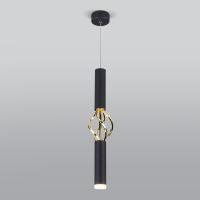 Подвесной светодиодный светильник в стиле лофт 50191/1 LED черный / золото