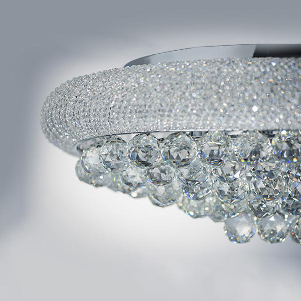 704214 Люстра потолочная MONILE 21х40W E14 ХРОМ