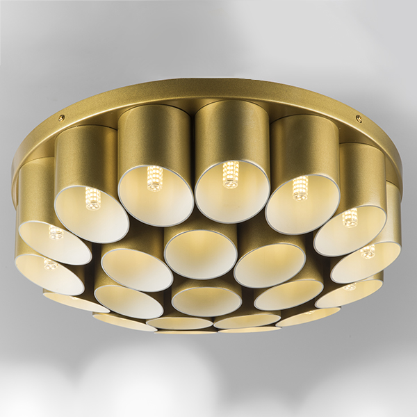 720222 Люстра SIENA 22х40W G9 ЗОЛОТО/БЕЛЫЙ