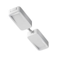 Коннектор питания прямой Radity встраиваемый белый