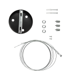 SPO-AC-MOUNTKIT-3B  Монтажный набор ЭРА SPO-AC-MOUNTKIT-3B для светильников LED ЭРА Geometria черный