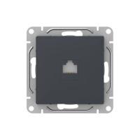 Механизм розетки RJ11, графит Эпика EKF