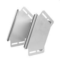 Угол вертикальный внешний 45 градусов Стандарт INOX (AISI 304) 150х100 Промрукав