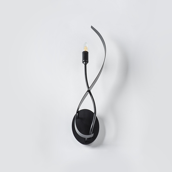 733517 Бра RAGNO 1х40W E14 ЧЕРНЫЙ МАТОВЫЙ