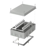 Коробка огнестойкая для о/п 40-0330-FR2.5-28 Е15-Е120 RAL7035 260х175х90 (7 шт/кор) Промрукав
