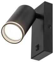 Светильник настенный ЭРА WL19 BK GU10 MR16 IP20 черный