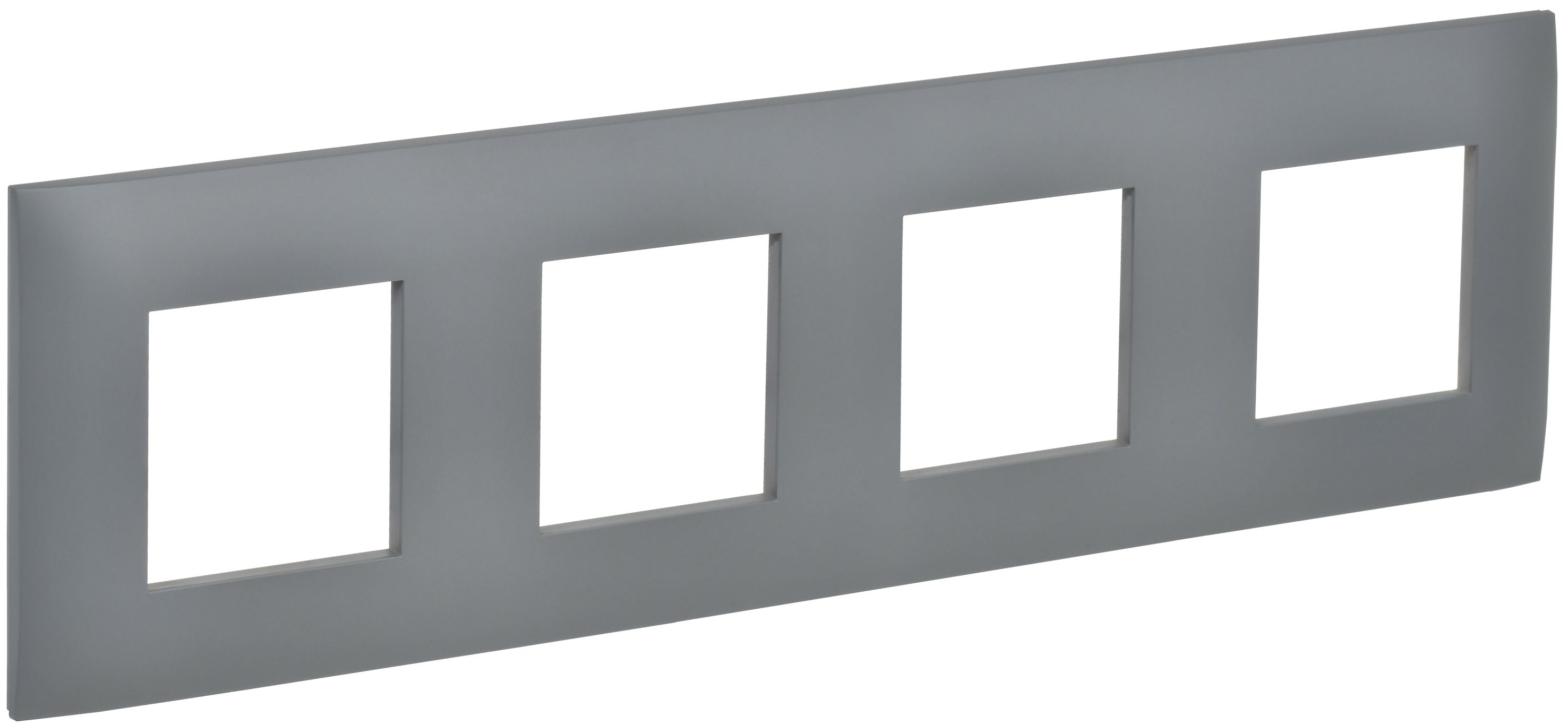 SKANDY Рамка 4-местная SK-F04Gr серый IEK