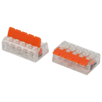 NO-225-352  Клемма ЭРА NO-225-352 универсальная 221-415 компактная с рычагами 5-проводная 0.2-4 мм2 упаковка 20 шт