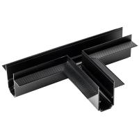 509277 Соединитель T-образный встраиваемый UNO ЧЕРНЫЙ