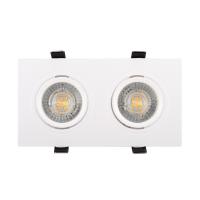 DK3022-WH Встраиваемый светильник, IP 20, 10 Вт, GU5.3, LED, белый, пластик