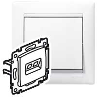 Legrand Valena Бел Розетка комп(RJ45) 2-ая 5кат.крепление винт(без лапок)