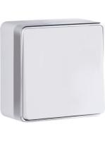 Выключатель одноклавишный проходной Gallant (белый) / WL15-01-03 / W5012001