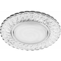 CD4021 Светильник встраиваемый  20LED*2835 SMD 4000K  15W GX53  без лампы  прозрачный  хром