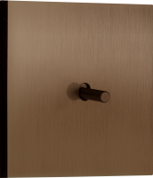 Выключатель звонкового типа на 1 тумблер, цилиндр, 10AX 250V, бронза, серия N96