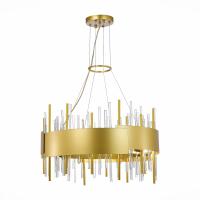 SL1633.203.12 Люстра подвесная ST-Luce Матовое золото/Матовое золото,Прозрачный E14 12*40W OLVERA