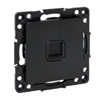Стокгольм Механизм Розетки RJ-45 1-местной черный EKF PROxima