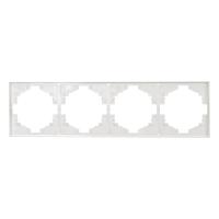 Рамка STRONG 4-постовая жемчуг KRANZ