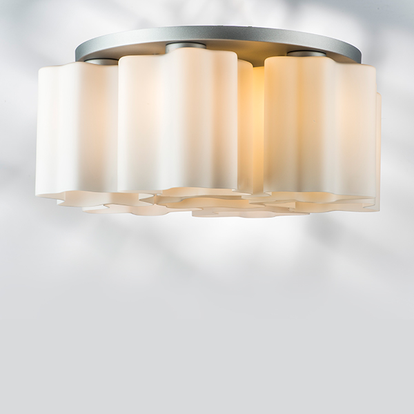 802070 Люстра NUBI 7х40W E27 ХРОМ/БЕЛЫЙ