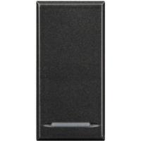 BT Axolute Антрацит Выключатель кнопочный 10А (1NO контакт) 1 мод