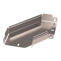 Угол горизонтальный 90 градусов Стандарт INOX (AISI 409) 150х50 Промрукав