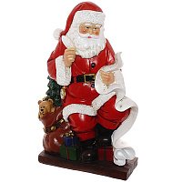 718786 Фигурка декоративная Санта  L18 W7 H28 см